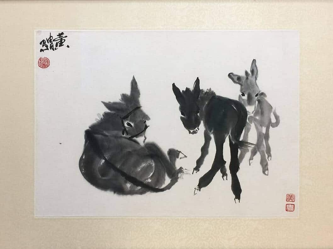 Chinese Ink Painting After Restoration